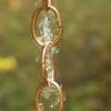 Single Link Pure Copper Rain Chain, 8.5' -Outdoor Garden Care Shop 8612745 01v single link pure copper rain chain