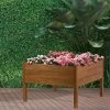 Garden Wizard Eucalyptus Garden Bed -Outdoor Garden Care Shop 8612823 01v garden wizard eucalyptus garden bed