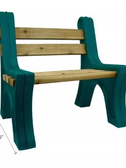 Custom Length Lightweight Indoor Or Outdoor Bench Ends -Outdoor Garden Care Shop 8612857GR 03V tif