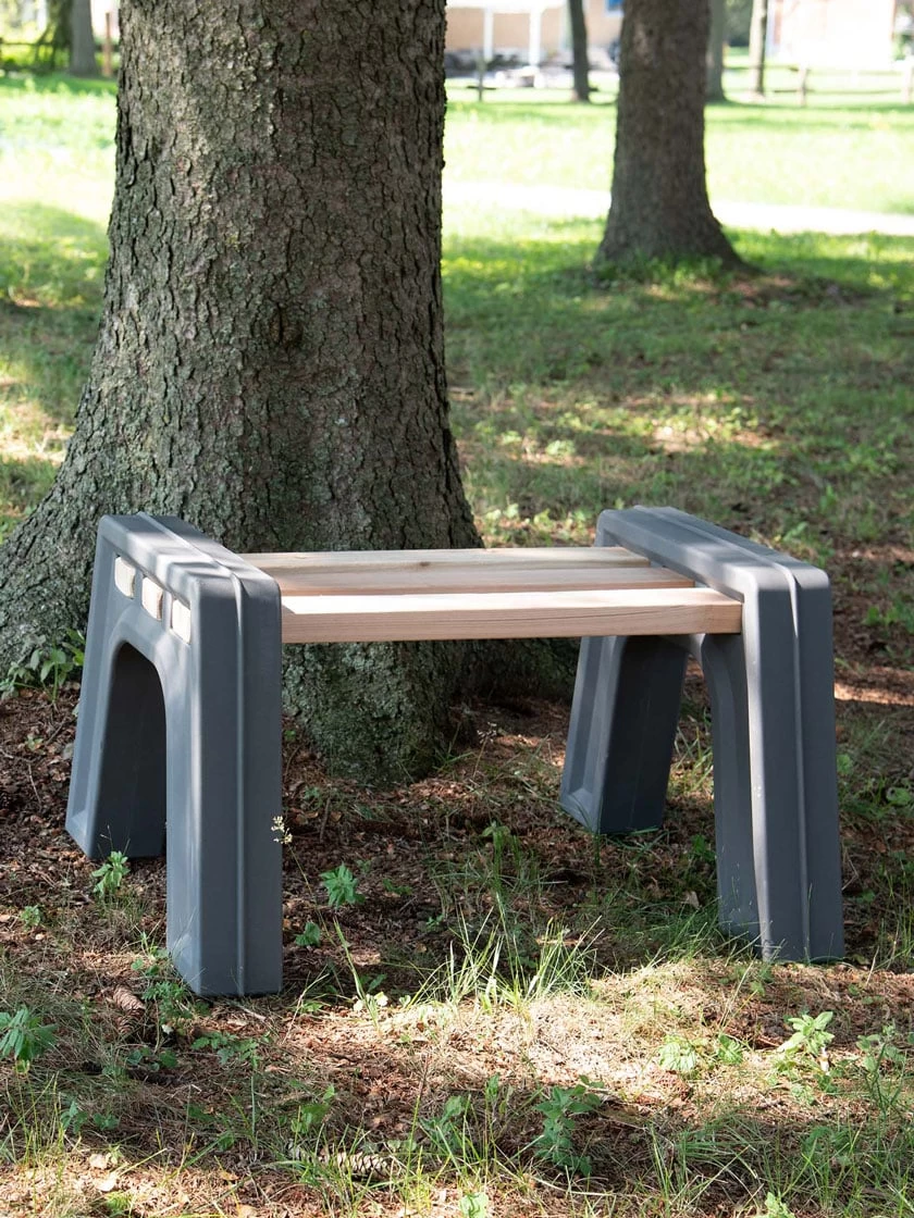 Custom Length Lightweight Indoor Or Outdoor Backless Bench Ends 3 Custom Length Lightweight Indoor Or Outdoor Backless Bench Ends