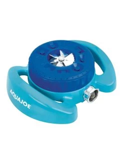 Aqua Joe® AJ-TSSBM Indestructible 9-Pattern Metal Turret Sprinkler -Outdoor Garden Care Shop 8612869 02v