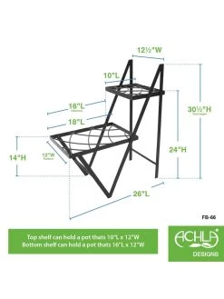 Achla Designs Duet Plant Stand 7 Achla Designs Duet Plant Stand -Outdoor Garden Care Shop 8612905 02v