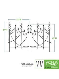 Achla Acanthus Fence Trellis -Outdoor Garden Care Shop 8612991 02v