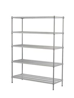 MeshWorks © 5 Tier Plant Shelving -Outdoor Garden Care Shop 8613014 10v meshworks 5 tier plant shelf silver