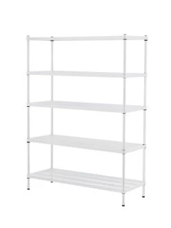 MeshWorks © 5 Tier Plant Shelving -Outdoor Garden Care Shop 8613014 11v meshworks 5 tier plant shelf white
