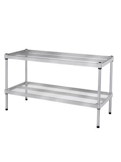 MeshWorks © Stacking Plant Shelves 19 MeshWorks © Stacking Plant Shelves -Outdoor Garden Care Shop 8613018 13v meshworks stacking plant shelves silver
