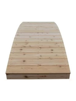 Plank Garden Bridge Unfinished 3' X 8' -Outdoor Garden Care Shop 8613100 02v
