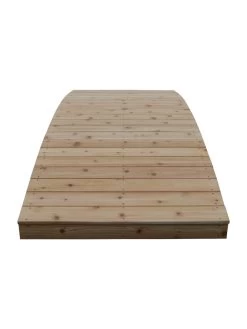 Plank Garden Bridge Unfinished 4' X 10' 11 Plank Garden Bridge Unfinished 4' X 10' -Outdoor Garden Care Shop 8613127 04v