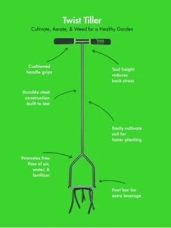 Yard Butler® Twist Tiller 7 Yard Butler® Twist Tiller -Outdoor Garden Care Shop 8613177 02v