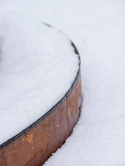 Birdies™ Corten Steel Round Raised Bed, Large, Low -Outdoor Garden Care Shop 8613245 0073