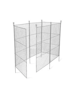 Tall Chicken Wire Critter Fence With Gate -Outdoor Garden Care Shop 8613260 6051
