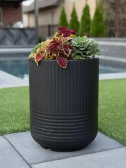 Arden Round Planter 16 Arden Round Planter -Outdoor Garden Care Shop 8613267 02V tif