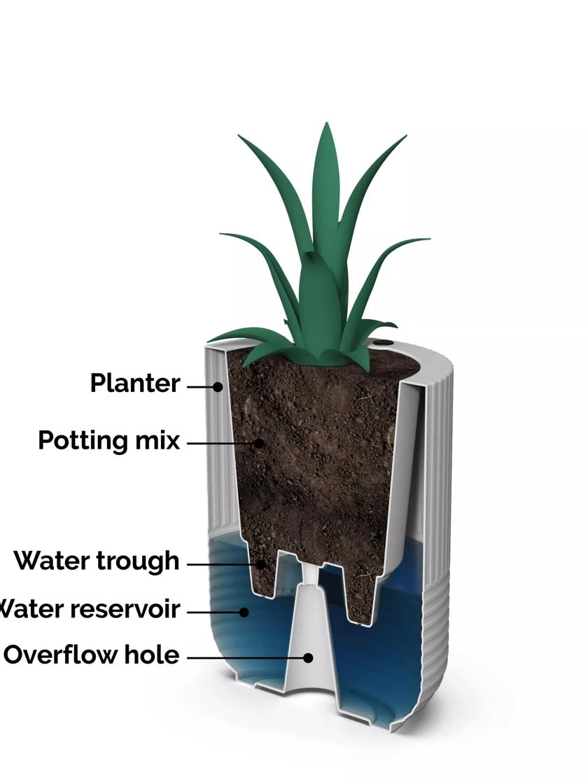 Arden Round Planter 10 Arden Round Planter - Image 8