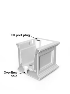 Fairfield Self-Watering Window Box, 2’ 18 Fairfield Self-Watering Window Box, 2’ -Outdoor Garden Care Shop 8613268 04V tif