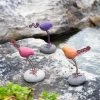 Birds On Stones Set -Outdoor Garden Care Shop 8613371 0159 birds on stones set