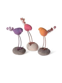 Birds On Stones Set 9 Birds On Stones Set -Outdoor Garden Care Shop 8613371 3166