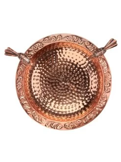 Pure Copper Bird Bath With Two Copper Birds And Multipronged Garden Pole -Outdoor Garden Care Shop 8613378 05v