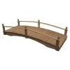 Acorn Garden Bridge Finished 4' X 8' -Outdoor Garden Care Shop 8613401 01V acorn garden bridge finished 4 foot x 8 foot