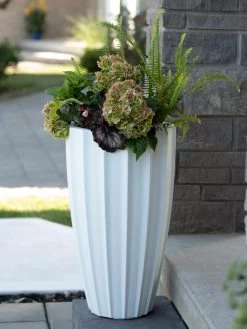 Sedona Tall Planter, 28" Height 13 Sedona Tall Planter, 28" Height -Outdoor Garden Care Shop 8613525 05V