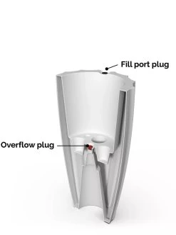 Sedona Tall Planter, 28" Height 11 Sedona Tall Planter, 28" Height -Outdoor Garden Care Shop 8613525 08V