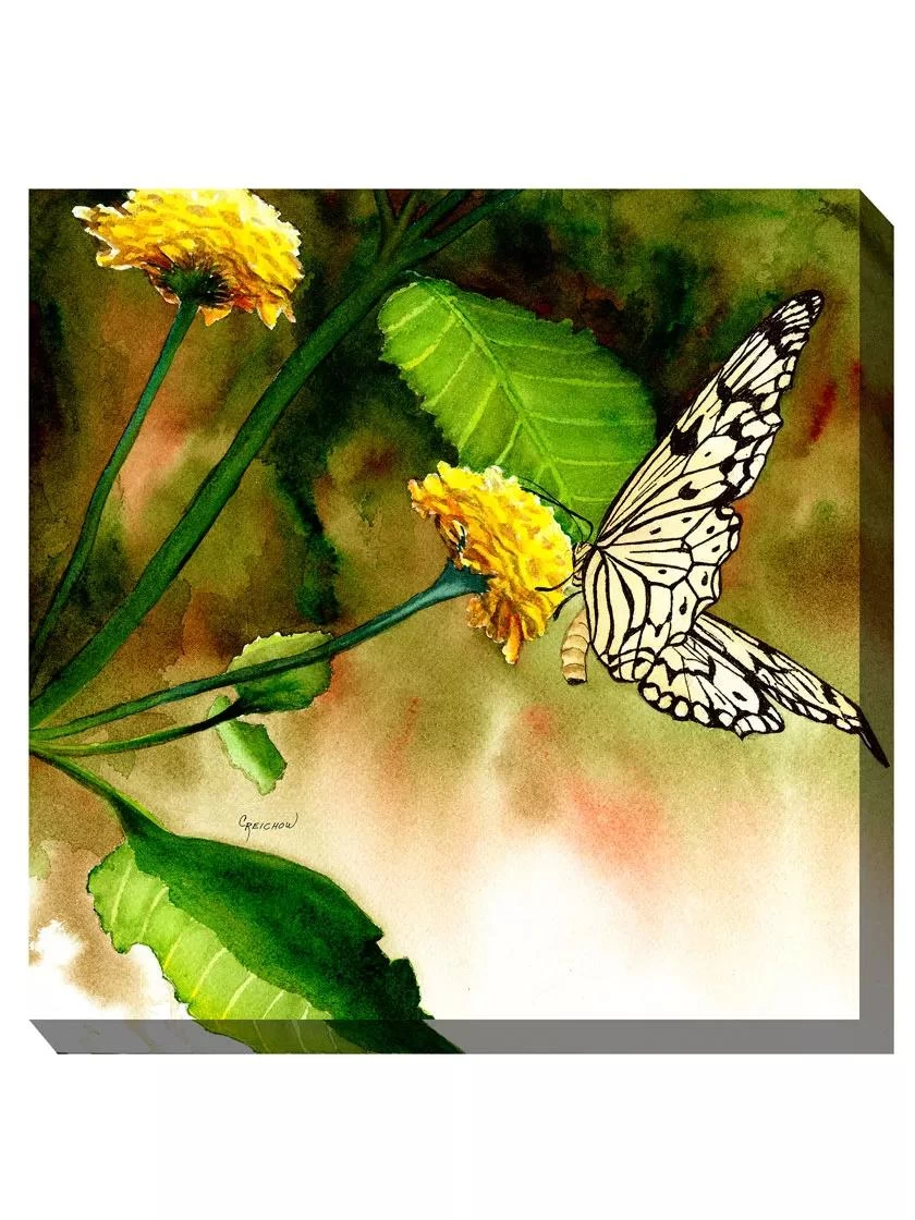 Butterfly Kiss Outdoor Wall Art 5 Butterfly Kiss Outdoor Wall Art - Image 3