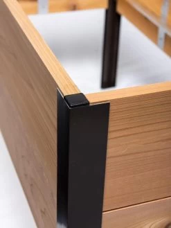 Self-Watering Eco-Stained Elevated Planter Box, 2' X 8' -Outdoor Garden Care Shop Cedar 0163 tif 8