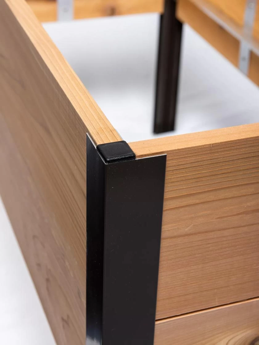 Eco-Stained Elevated Planter Box, 2'x4' 6 Eco-Stained Elevated Planter Box, 2'x4' - Image 4