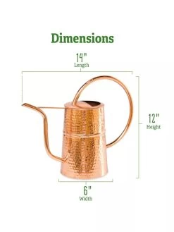 Copper Indoor Watering Can -Outdoor Garden Care Shop Copper Watering Can