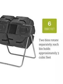 Dual-Batch Compost Tumbler 8 Dual-Batch Compost Tumbler -Outdoor Garden Care Shop Dual Compost Bin 5