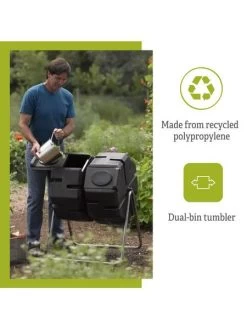 Dual Batch Composter Success Kit 9 Dual Batch Composter Success Kit -Outdoor Garden Care Shop webimage Dual Compost Bin 7